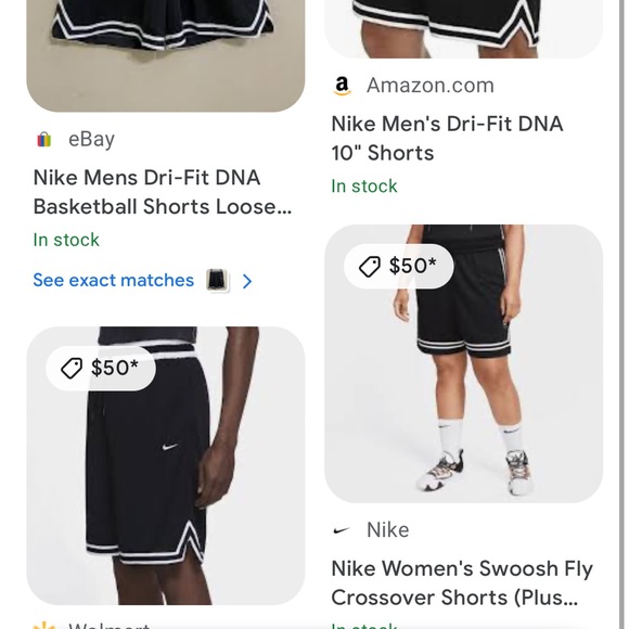 Men's Nike DNA Dri-Fit Black Basketball Shorts with Zipper Pocket - Picture 9 of 9